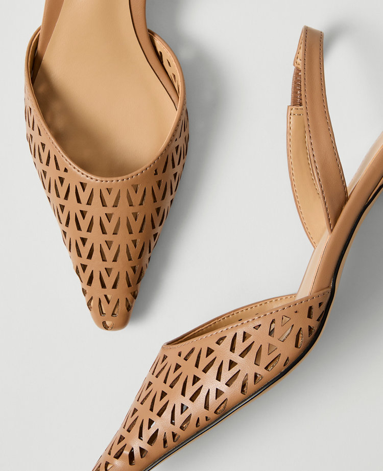 Leather Nip Toe Pump