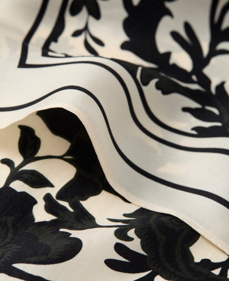 Floral Silk Scarf