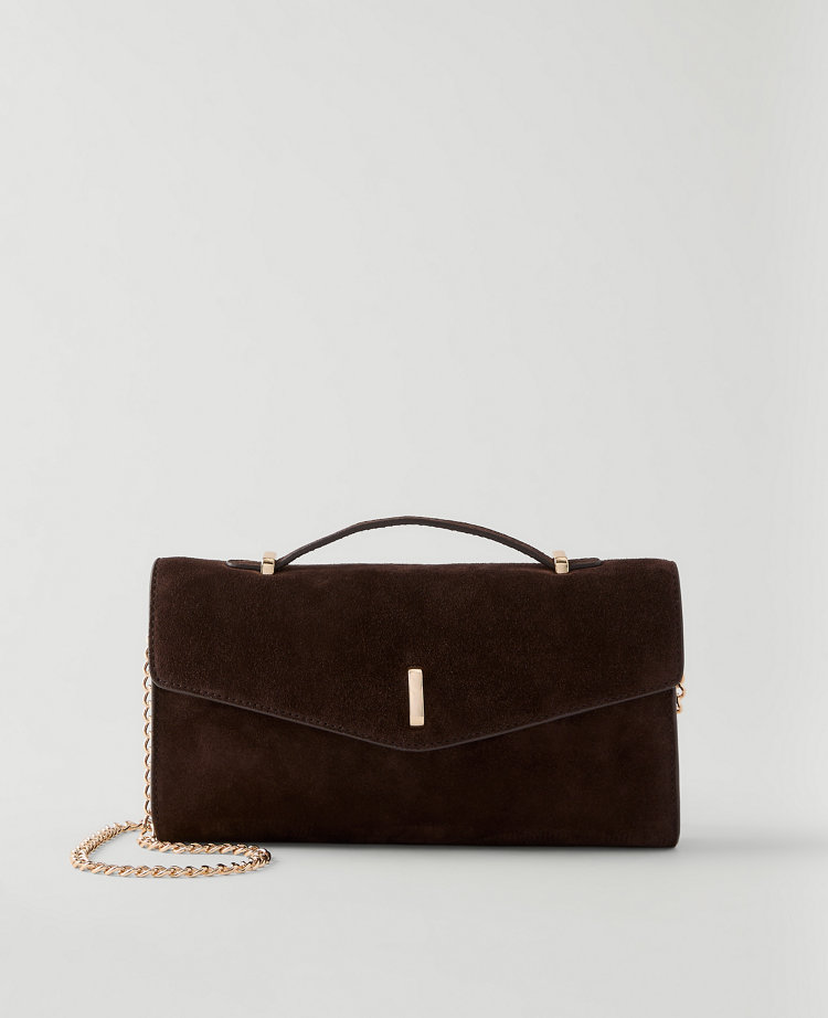 Suede Crossbody Bag