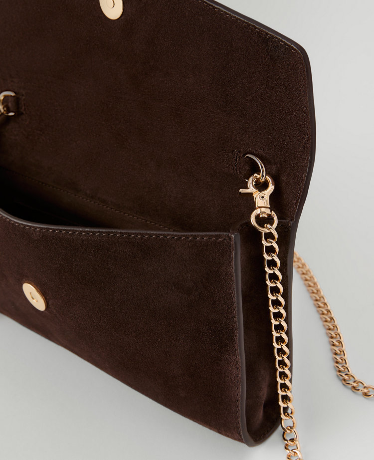 Suede Crossbody Bag