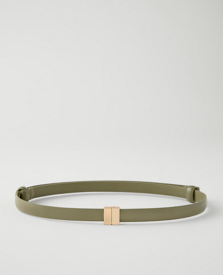 Skinny Leather Belt