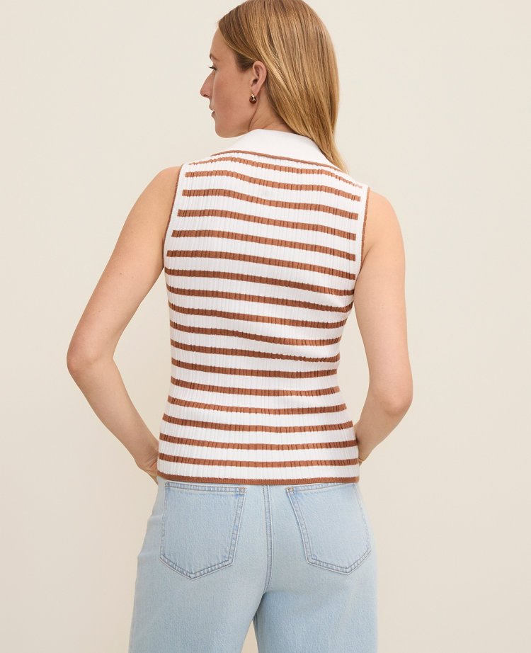 Weekend Striped Sweater Vest carousel Product Image 2