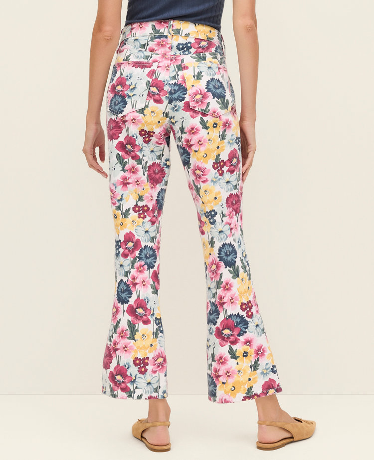 The Weekend Collection Floral Cropped Boot Jean