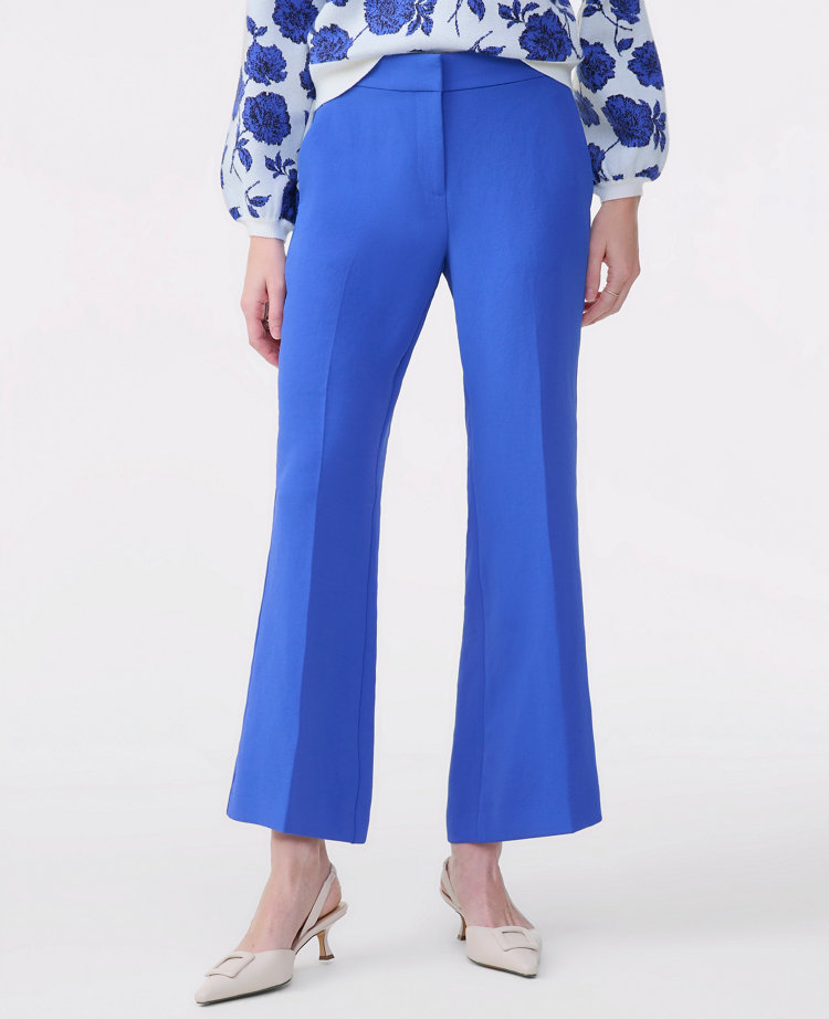 The Petite Relaxed Jayne Trouser in Textured Crepe