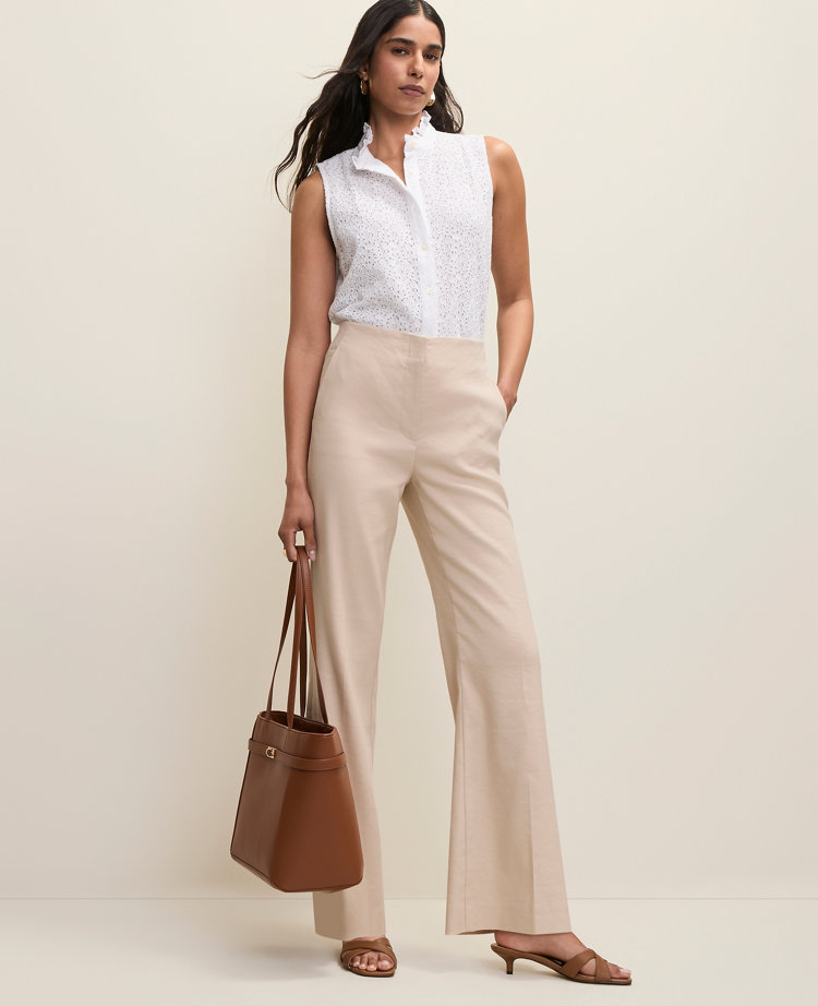 The Linen Blend Trouser