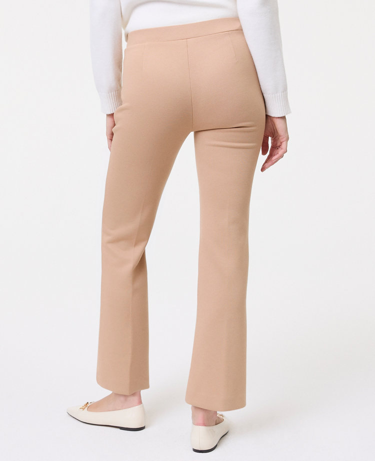 Petite Weekend Collection Knit Flare Ankle Pant