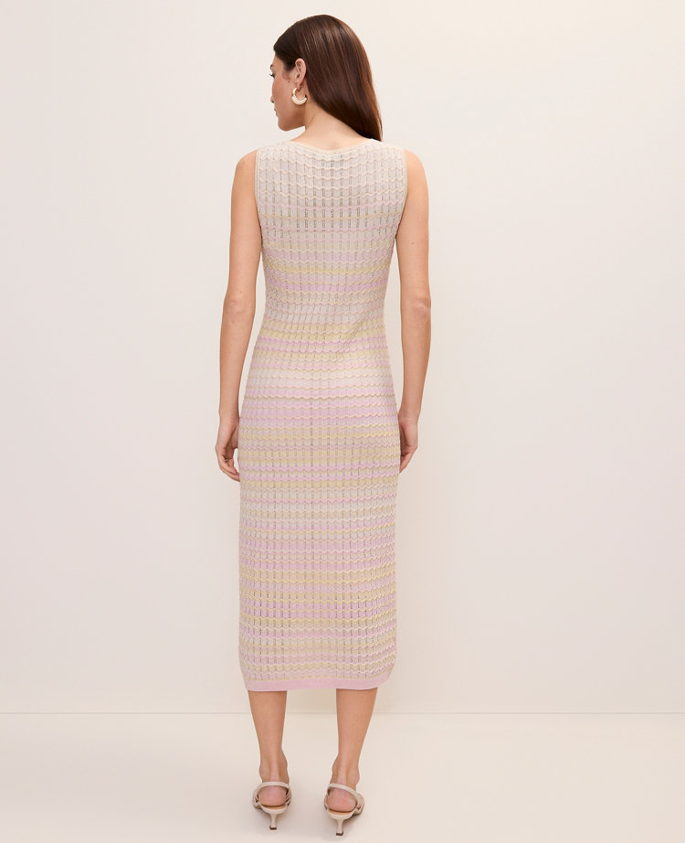 Ombré Crochet Sweater Dress