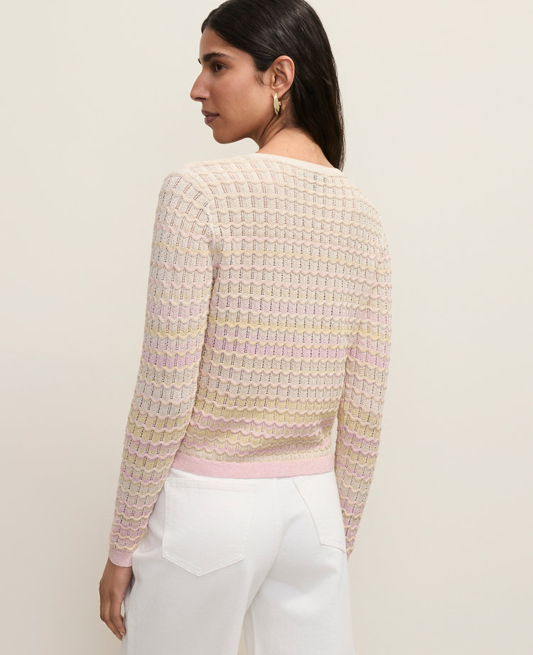 Ombré Crochet Cardigan