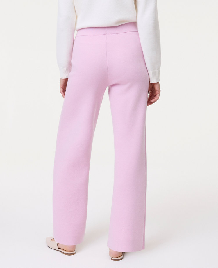 Petite Weekend Easy Fit Wide-Leg Sweater Pant