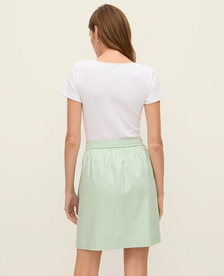 Weekend Belted Wrap Effect Skirt