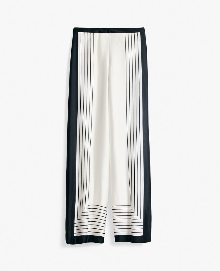The Pleated Satin Wide-Leg Pant