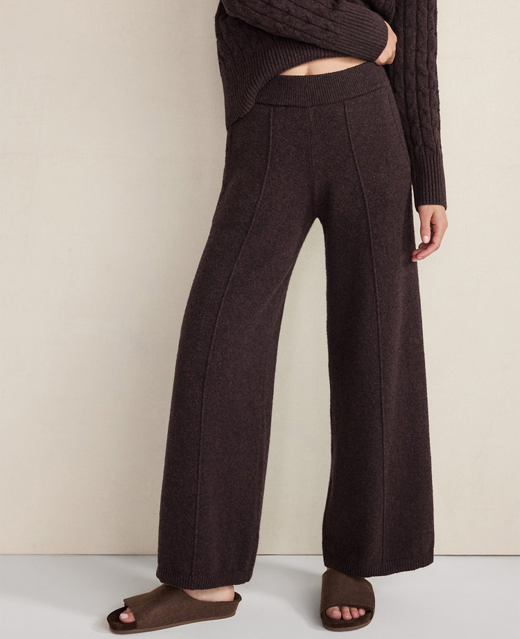 Haven Well Within Organic Cotton Blend Pintuck Wide Leg Pants