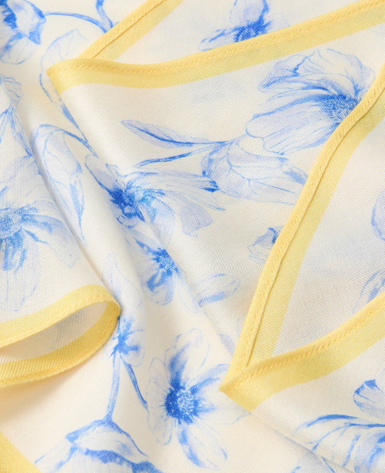 Floral Triangle Scarf