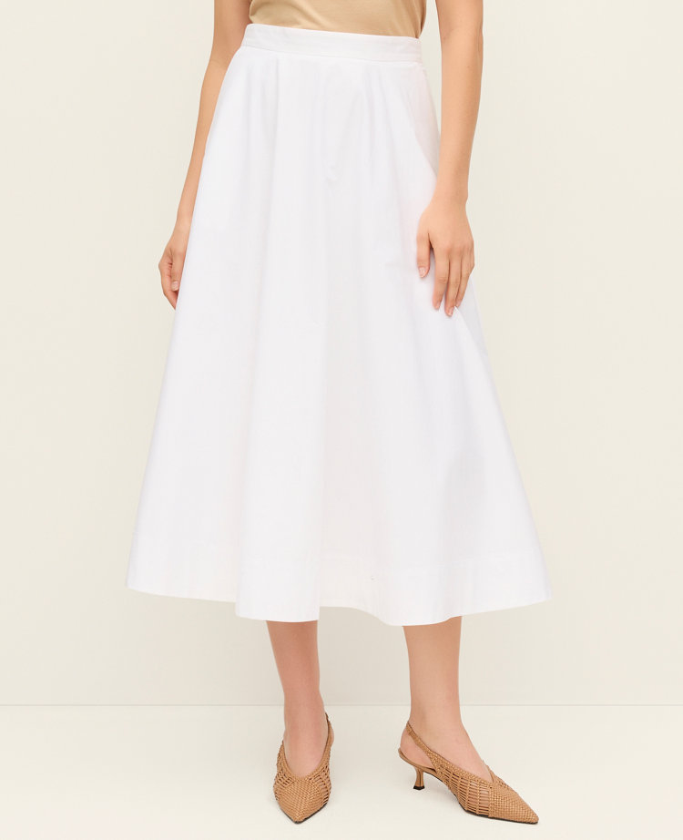 Petite Full Midi Skirt
