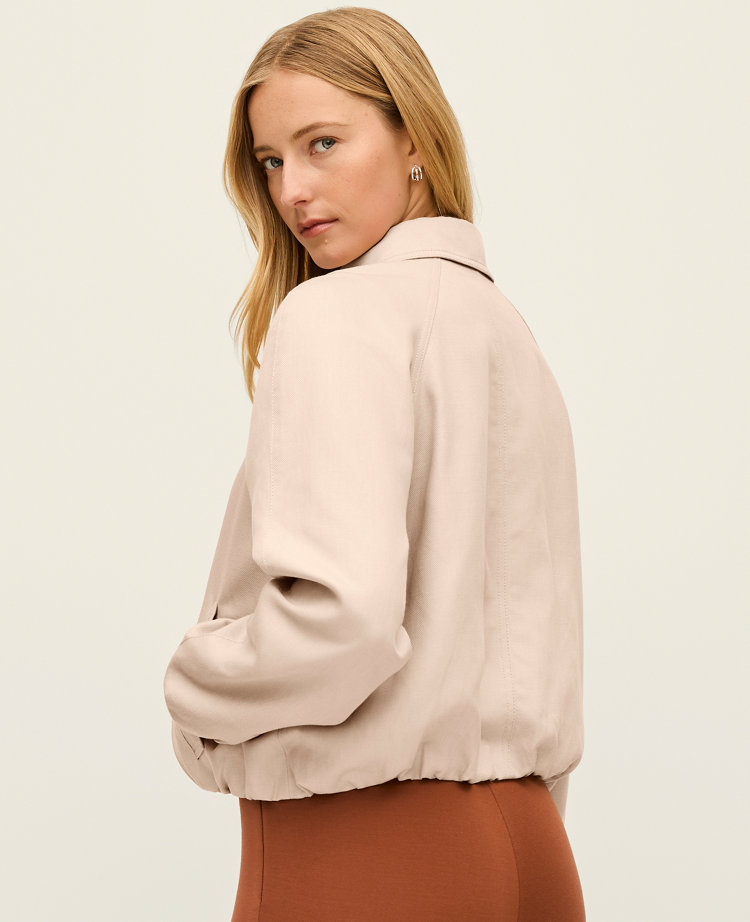 Petite Bubble Collared Jacket