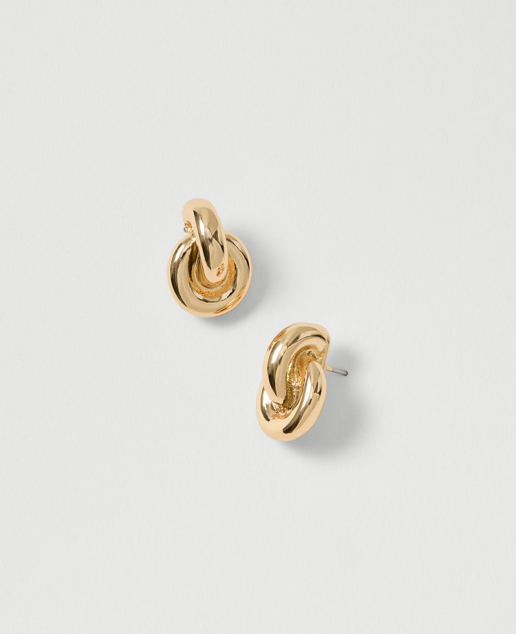 Double Link Stud Earrings