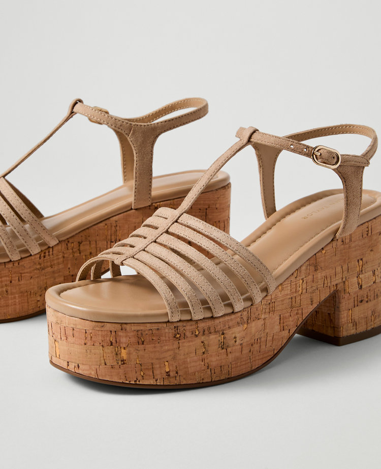 Suede Platform Sandal