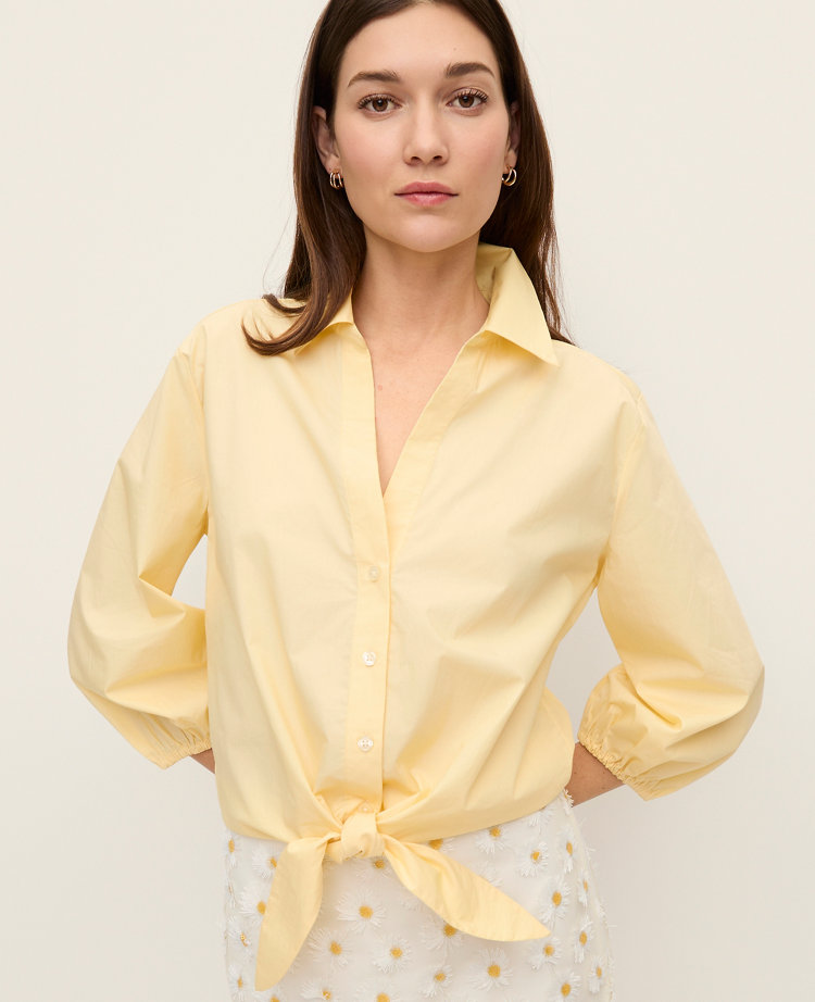 Tie Waist Blouse - Sun Soaked
