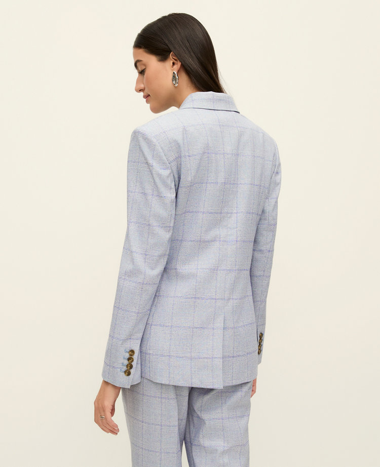 The Petite Greenwich Blazer in Plaid