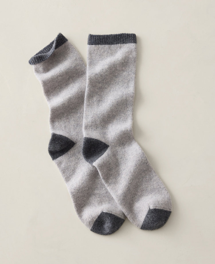 Ann Taylor Haven Well Within Cashmere Colorblock Socks
