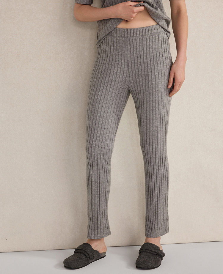 Haven Well Within Wide Rib Knit Tapered Pants