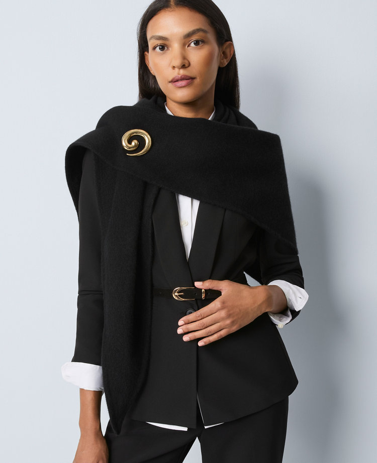 Oversized Triangle Wrap Scarf