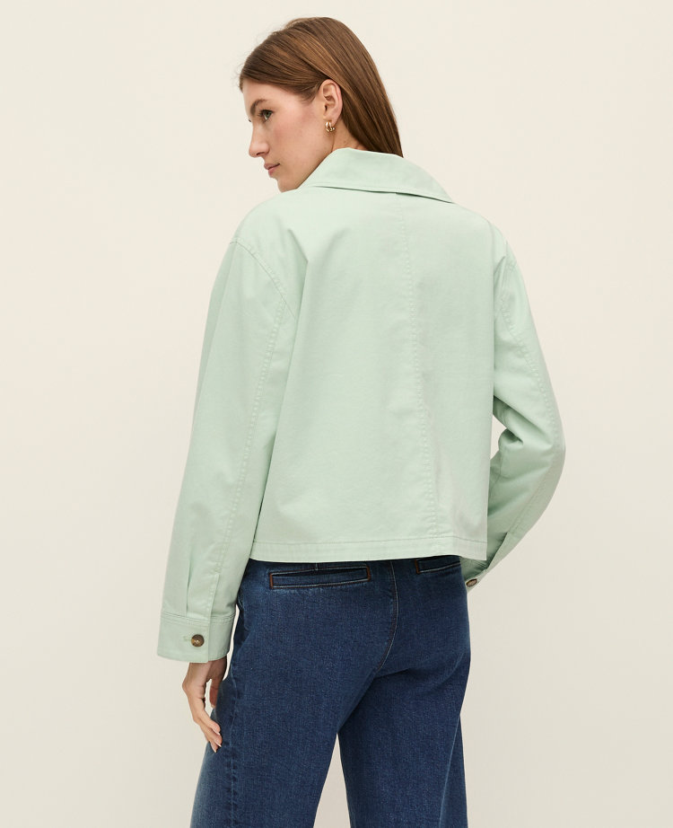 Petite Weekend Collection Shirt Jacket