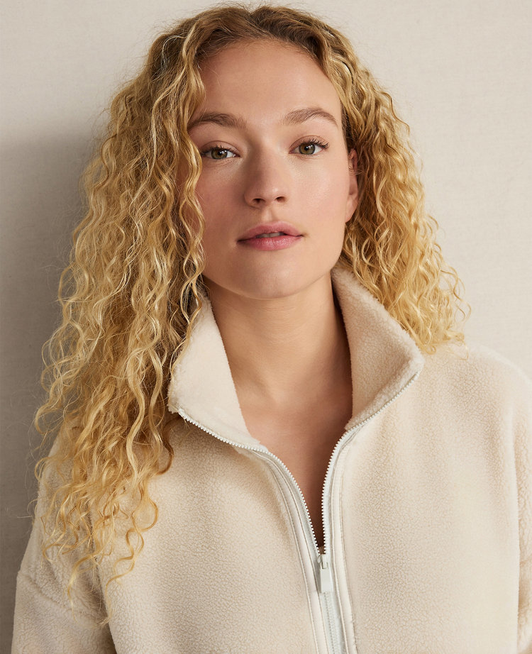 Haven Well Within Faux Sherpa Half Zip Pullover
