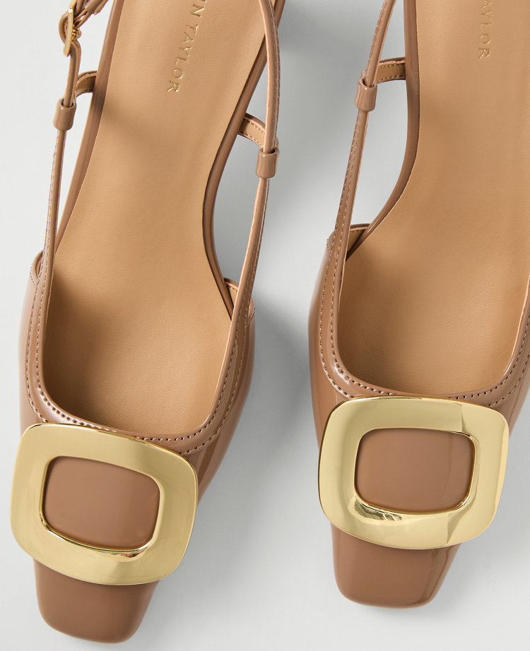 Patent Leather Buckle Pump