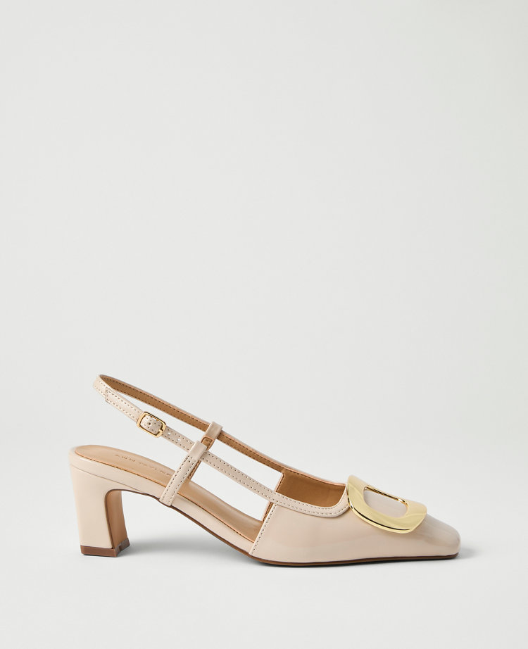Patent Leather Buckle Pump