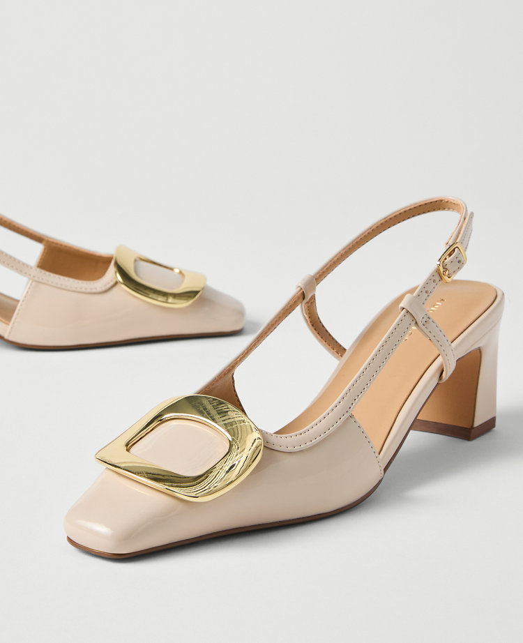 Patent Leather Buckle Pump