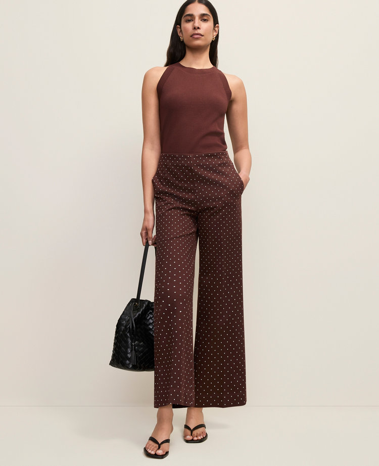 The Tall Grace Pant in Micro Dot