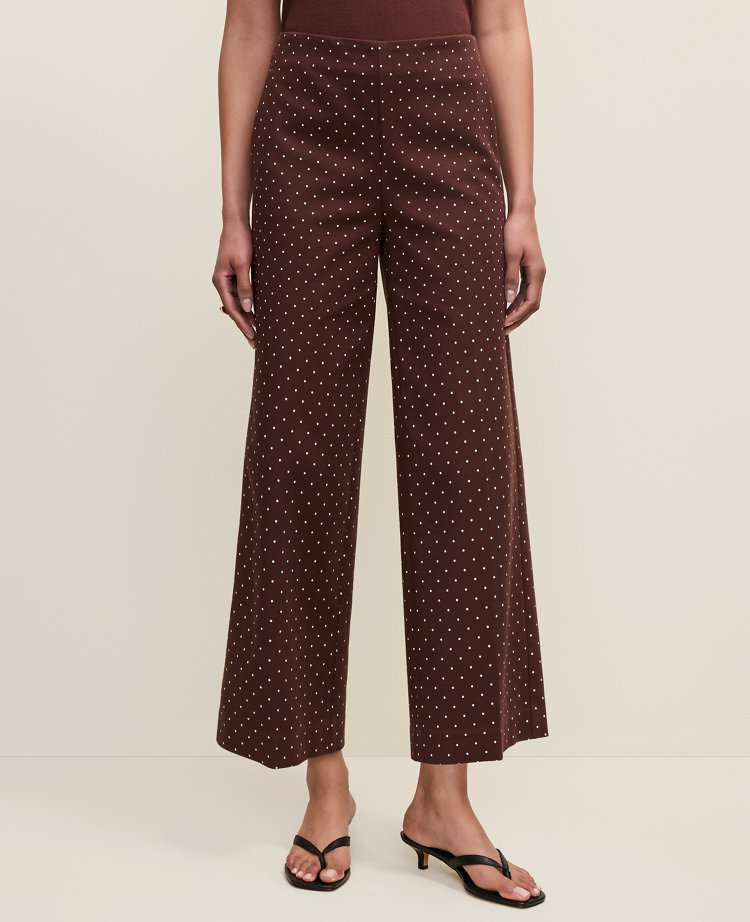 The Grace Pant in Micro Dot