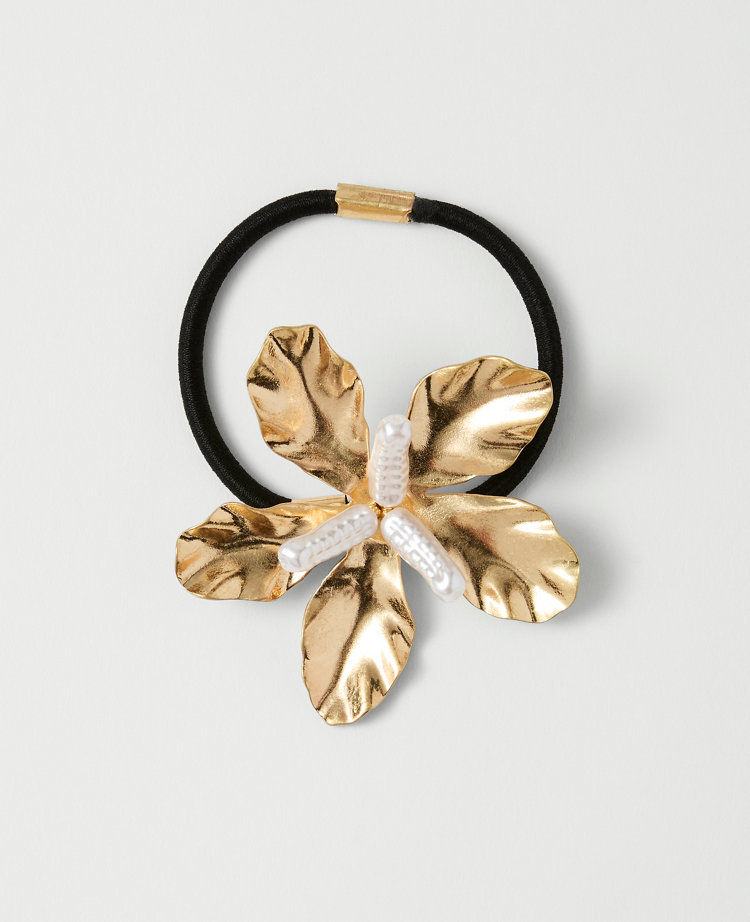 Metal Flower Hair Tie