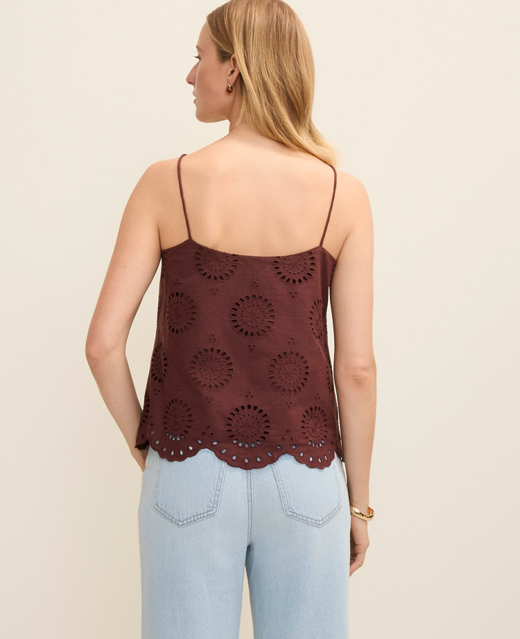 Weekend Eyelet Tank Top carousel Product Image 2