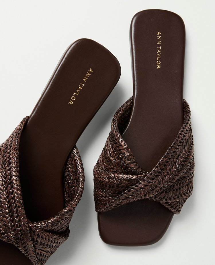 Weekend Knotted Straw Flat