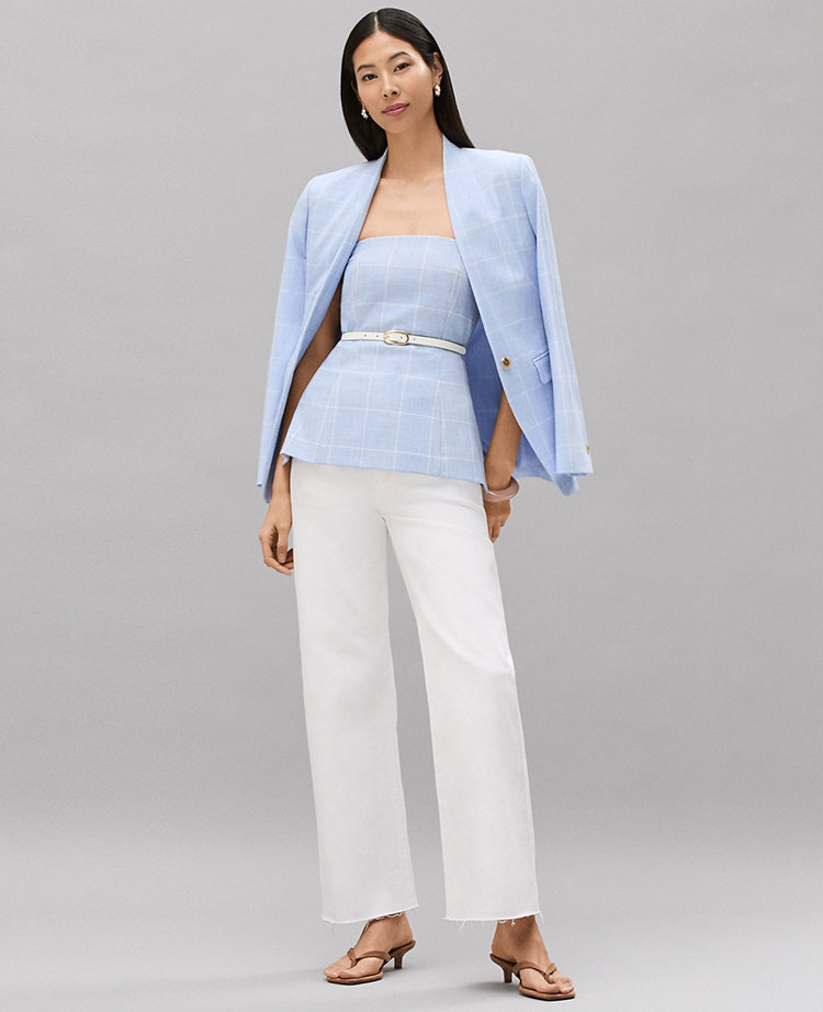 The Petite Wide-Leg Crop Jean