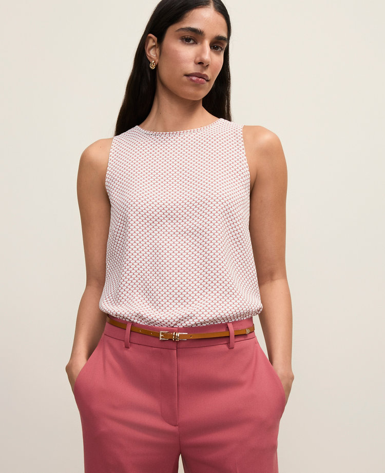 Mixed Media Lace Trim Top