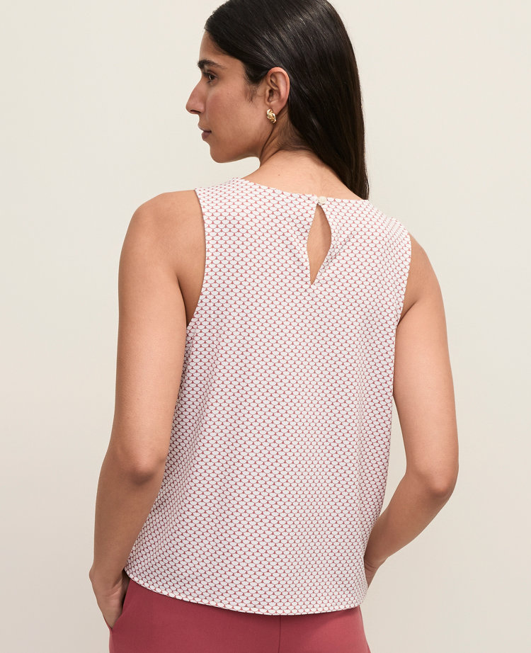 Mixed Media Lace Trim Top