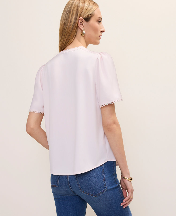 Lace Trim Top
