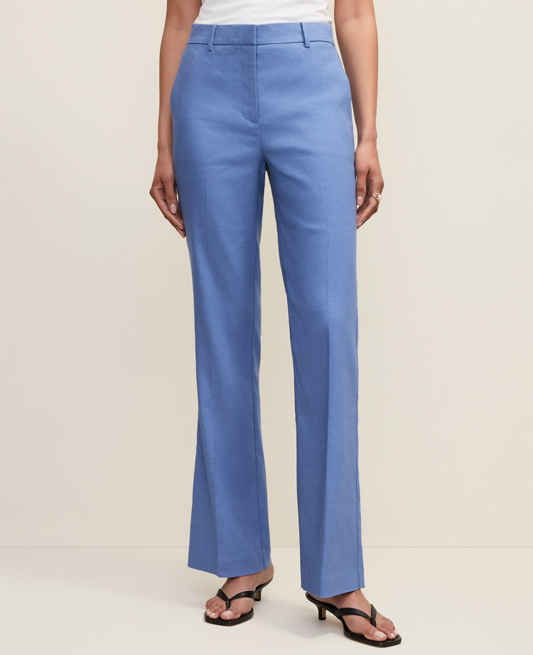 The High Rise Trouser in Linen Blend