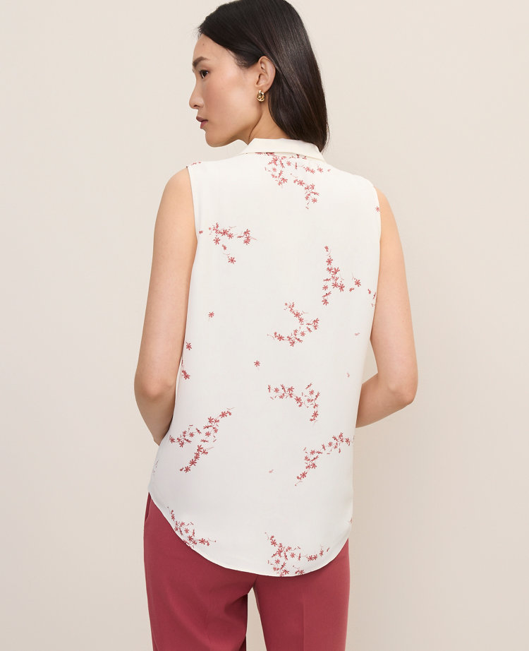 Floral Bow Neck Shell