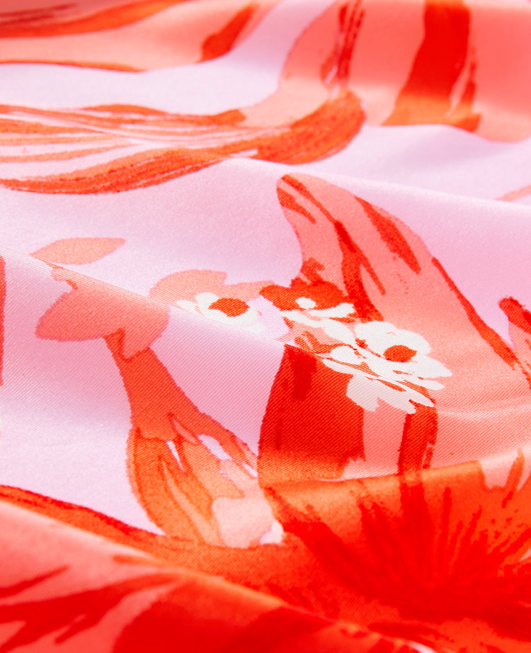 Floral Silk Scarf
