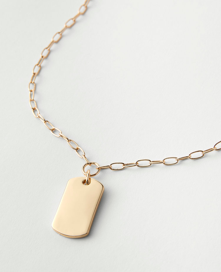 Rectangle Pendant Necklace