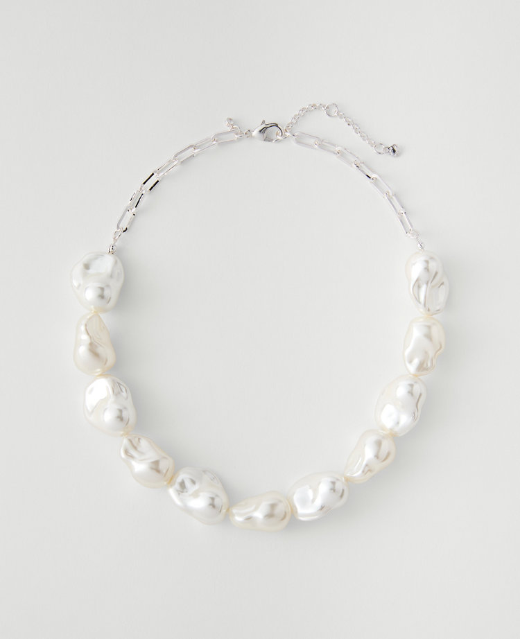 Pearlized Statement Necklace