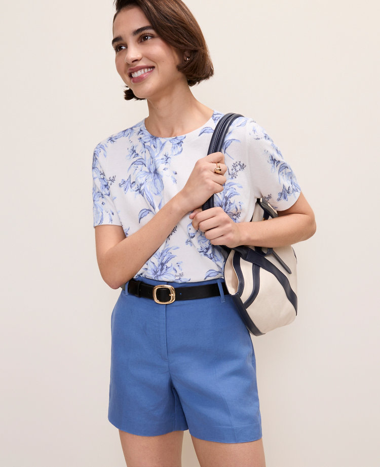 Petite Floral Sweater Tee