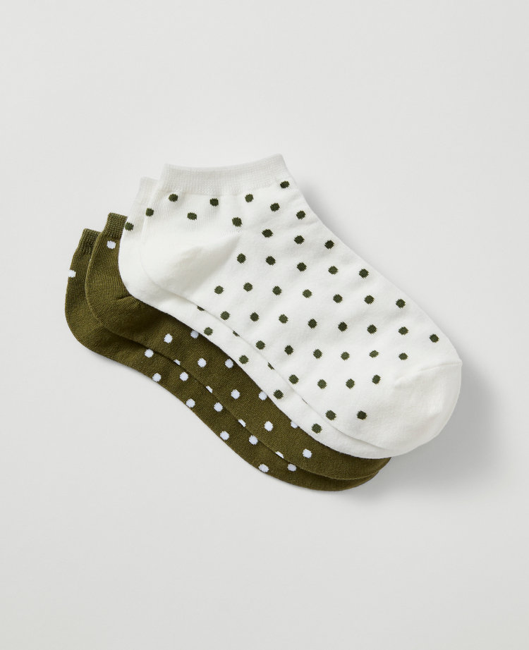 Polka Dot Ankle Sock Set