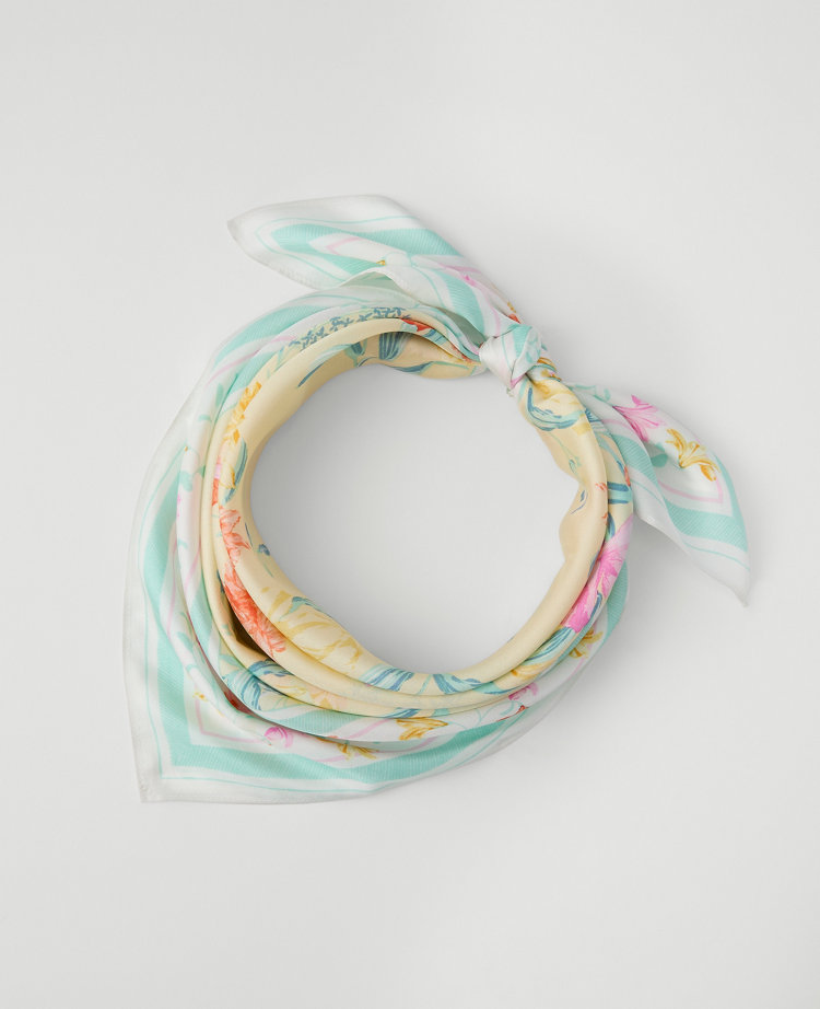 Floral Silk Scarf