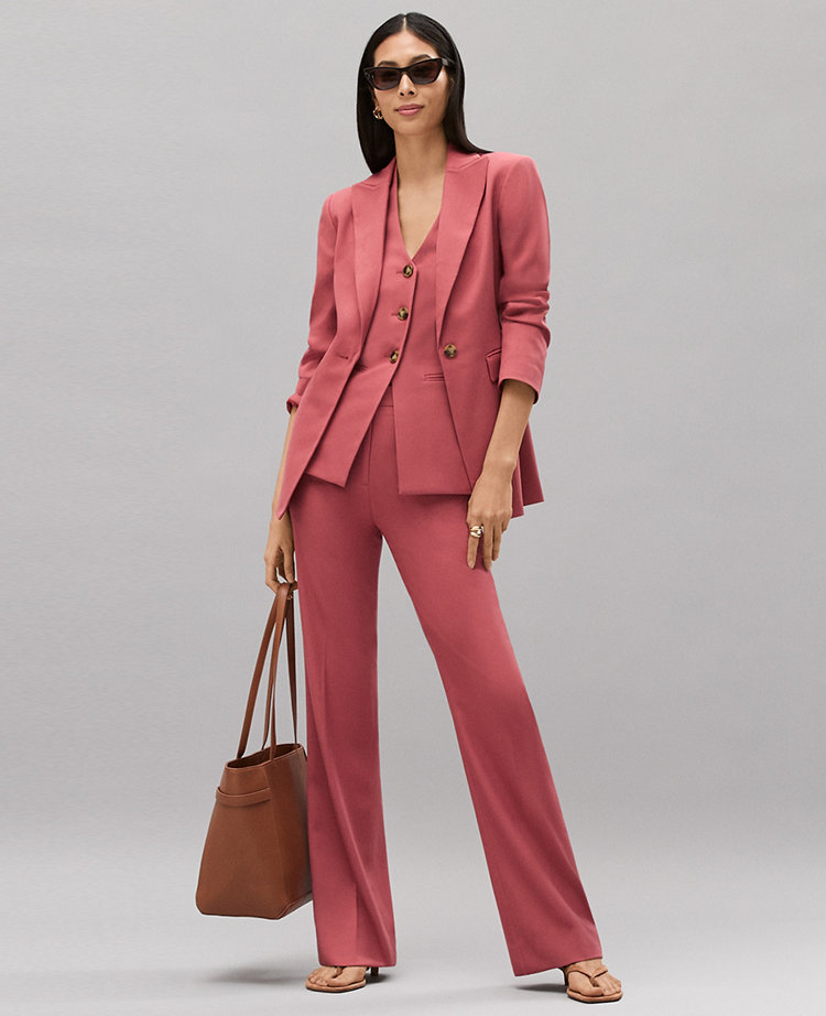 The Petite Fitted Long Blazer