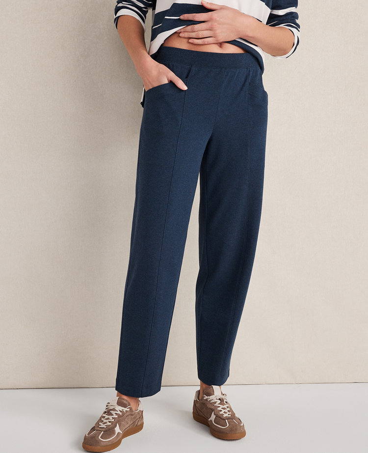 Haven Well Within Organic Cotton Interlock Barrel Leg Pants